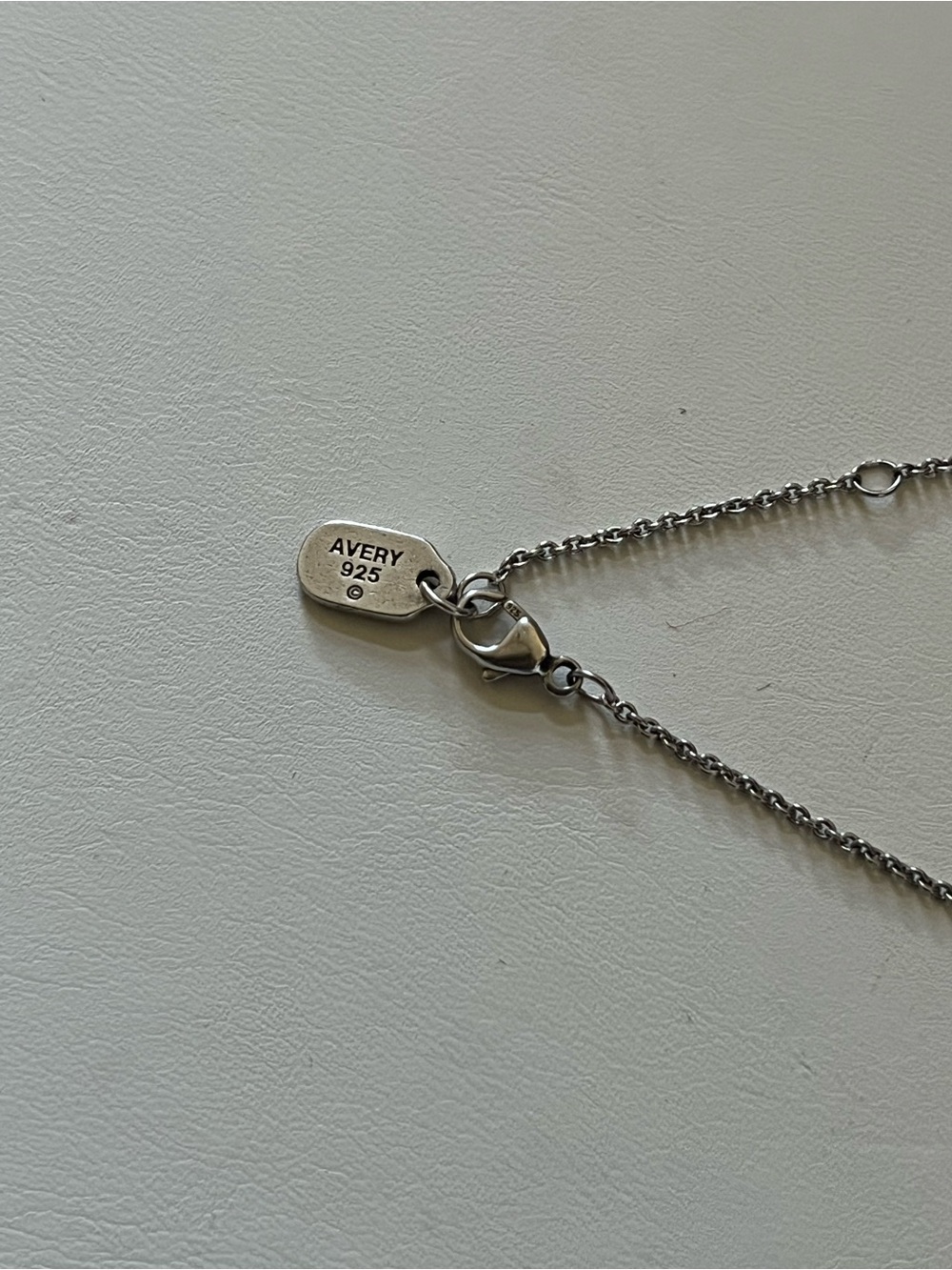 Avery Silver Layered Cross and Heart Charm Necklace Faith and Love - Picture 5 of 8